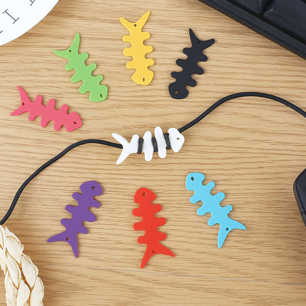 CO030 5 Bays Fishbone Cable Organizer Clips