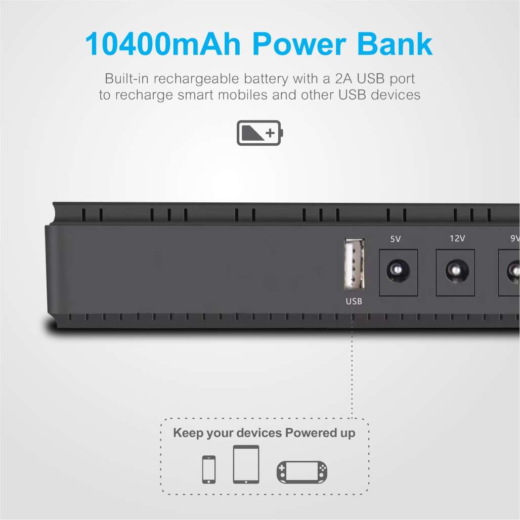 Astrum Mini UPS - 10400mAh 18W