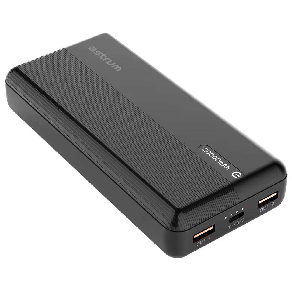 Astrum PB650 20,000mAh PD65W Quick Charge Power Bank - Black