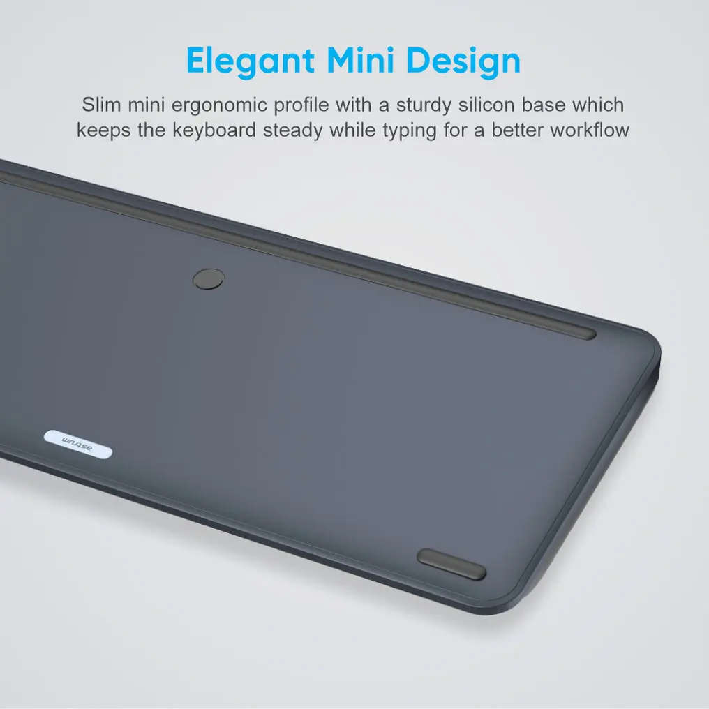 Dual Mode Mini Wireless Keyboard - KT200 - Black