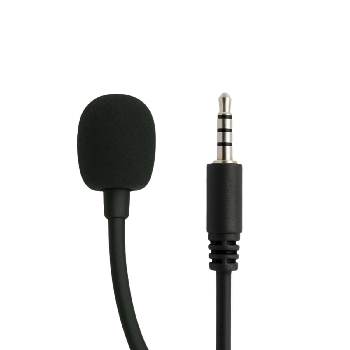 HS220 Over-Ear Wired Stereo Headset with Rotating Mic - Black