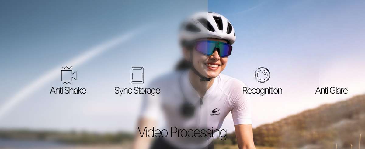 Astrum AI Sport Smart Glasses 32MP Camera IP65- SG-V06S White