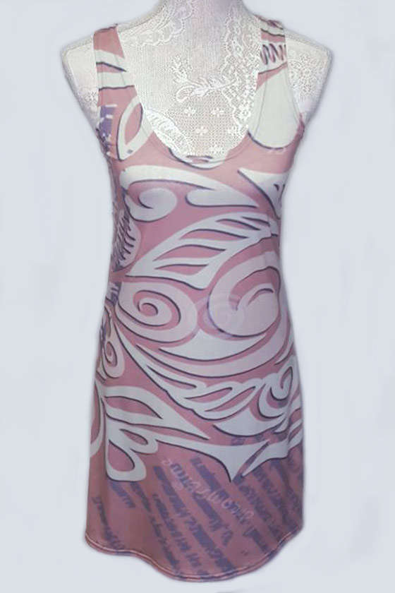 Swirly shape top