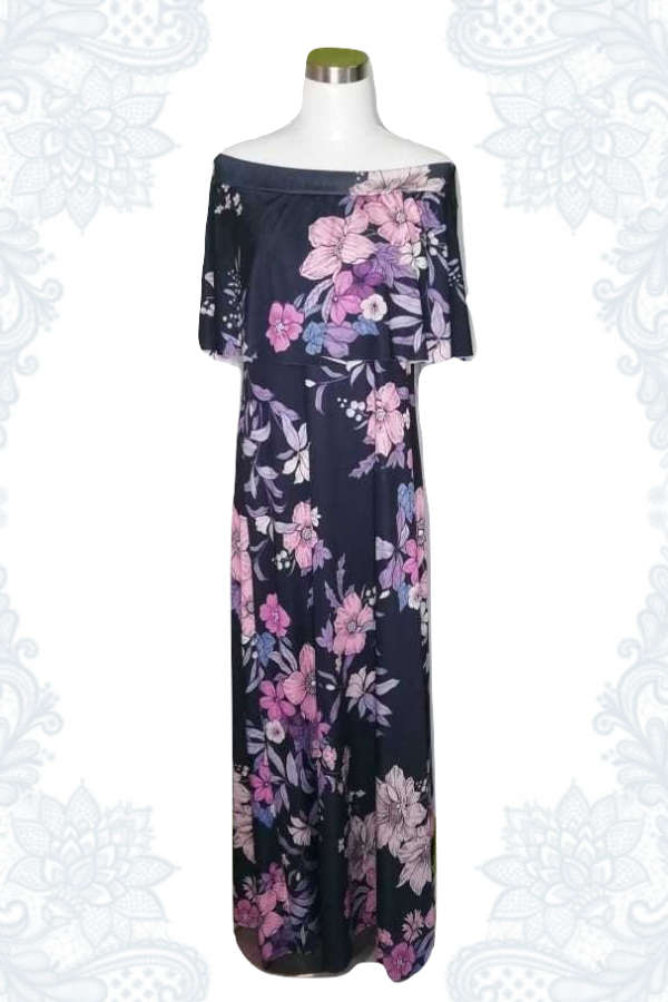 Pink Lilly Bardot Dress