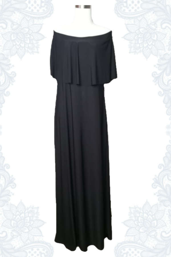 Black Bardot Dress