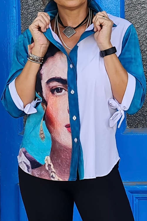 Frida Kahlo Shirt - 3/4 Sleeve