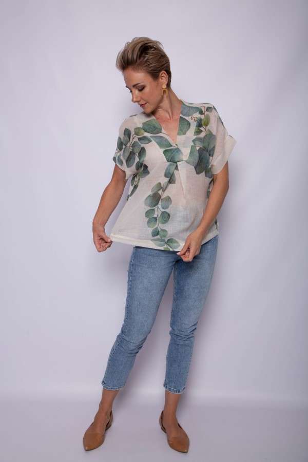 Sheer Eucalyptus Top (2)