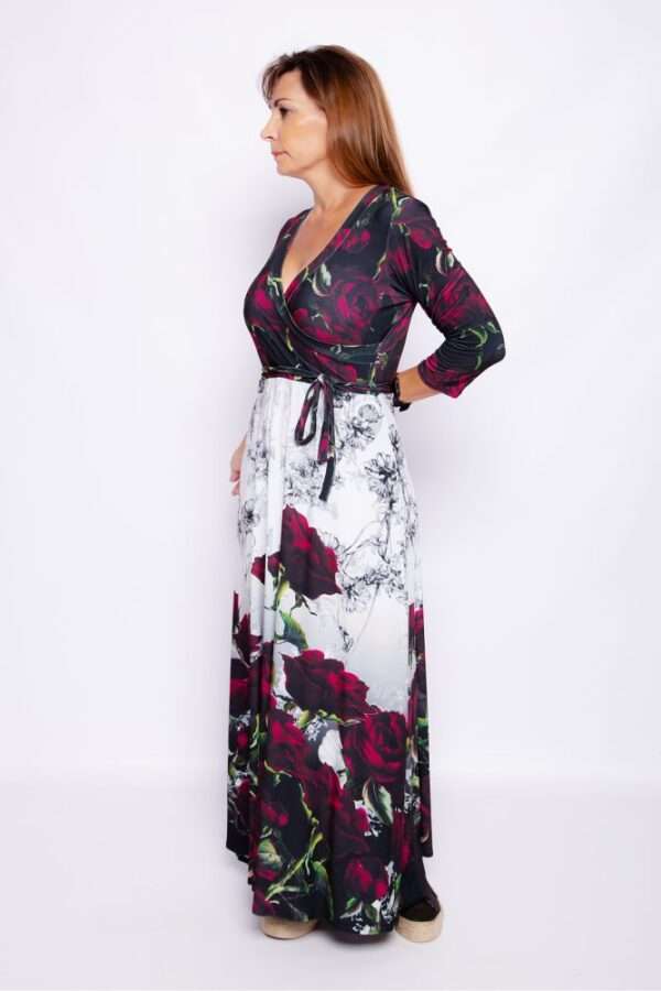 Spanish Rose Cross-Over Dress