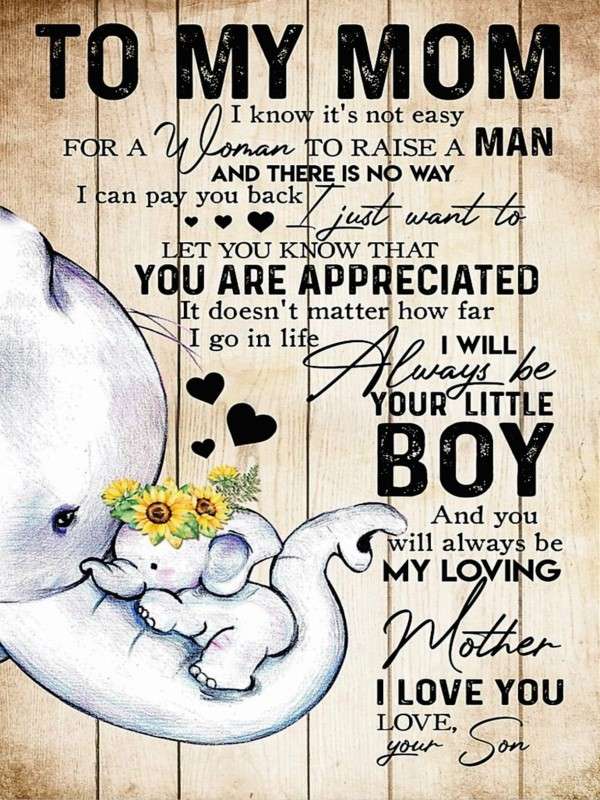 7. To Mom from Son