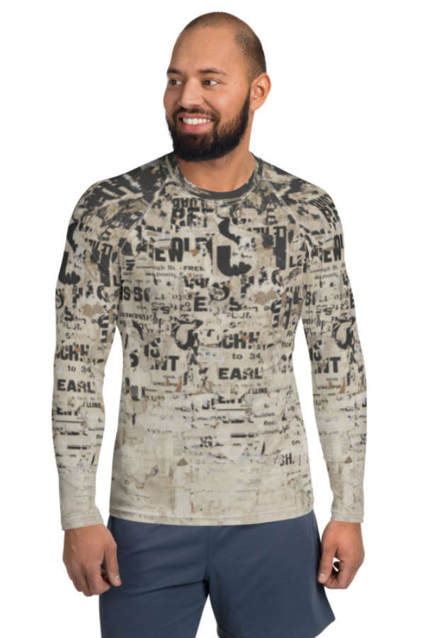 Newspaper Rash Guard