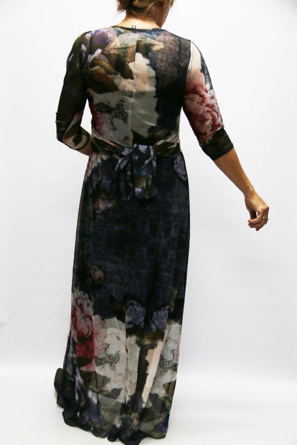 Modern Floral Empire Dress