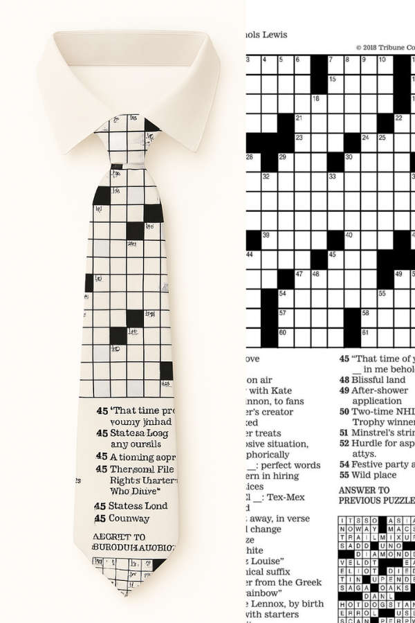 Crosswords Tie