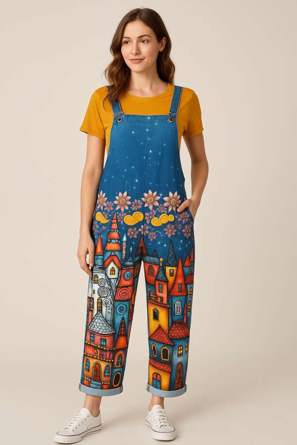 Starry City Dungaree