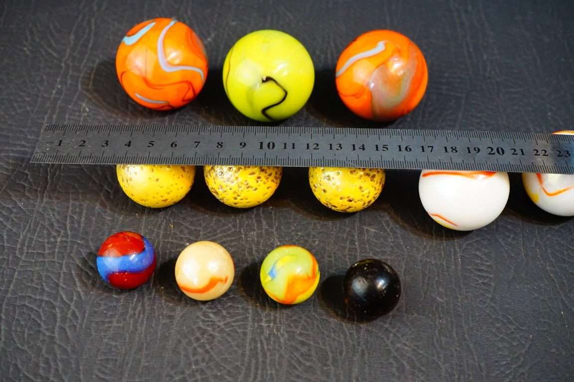 Assorted Vintage Glass Marbles Collection 3.7KG in Total