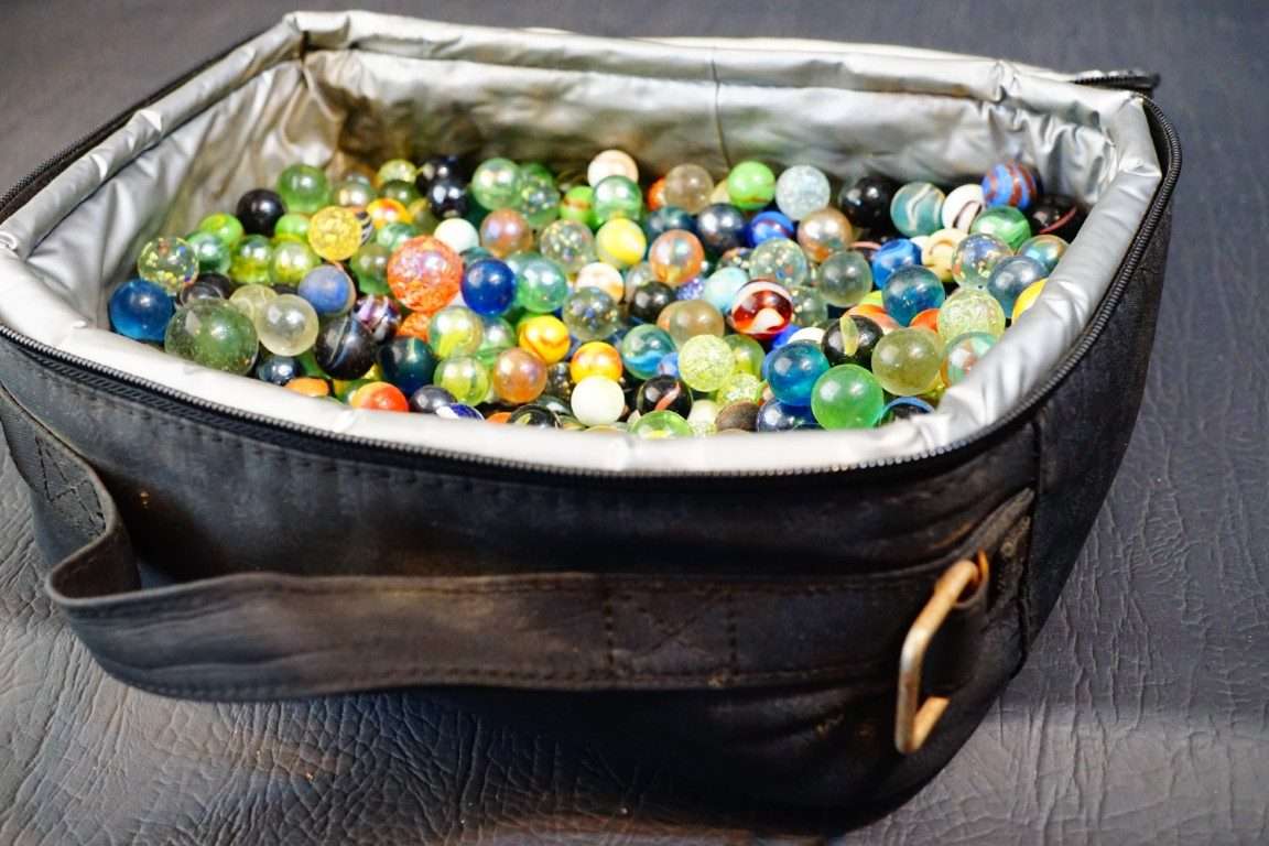 Assorted Vintage Glass Marbles Collection 3.7KG in Total