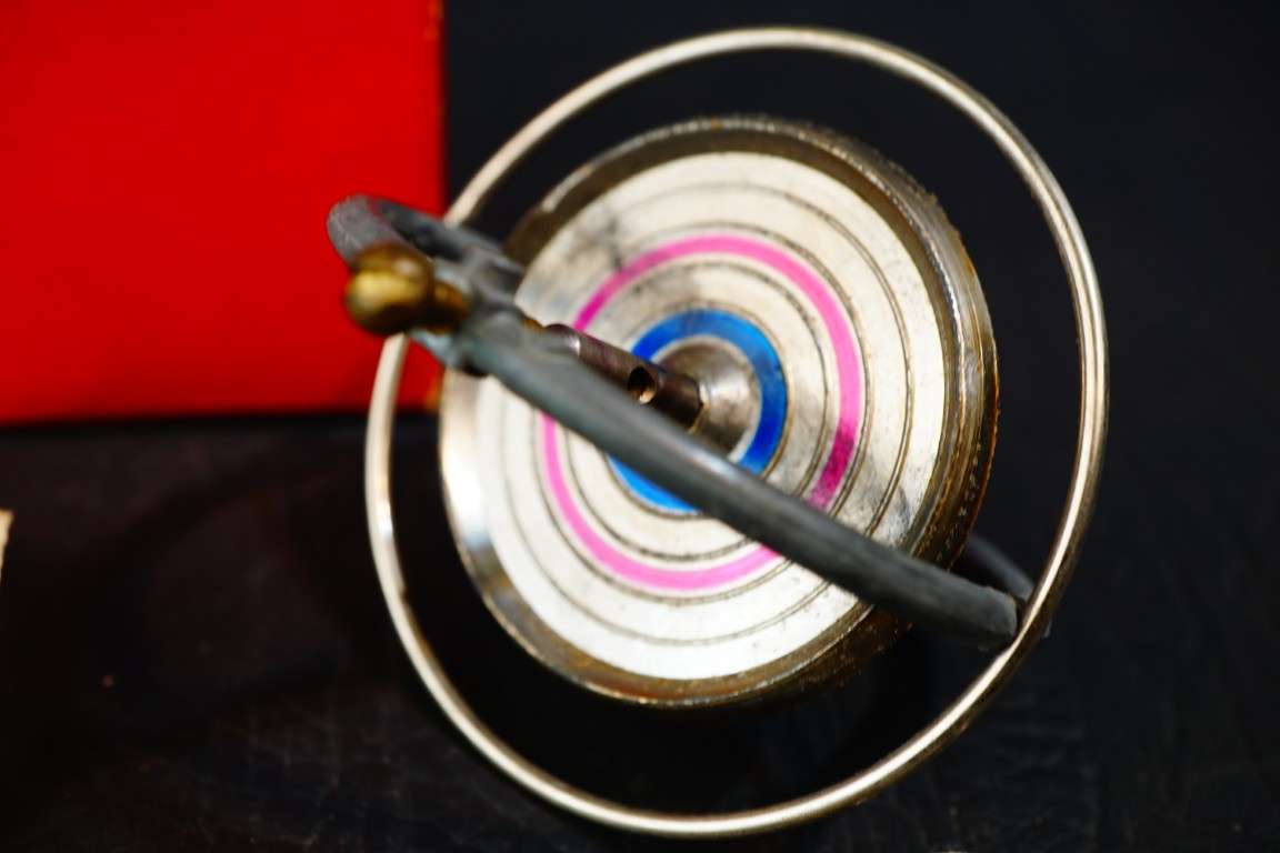 Vintage Progress Gyroscope Top British Made Blackpool with Box