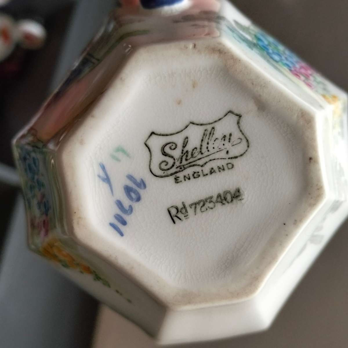Shelley Garden Pattern Porcelain Tea for 2