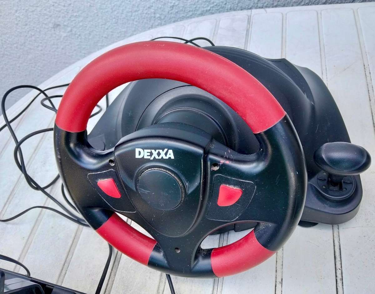 Dexxa Racing Wheel with Pedals & Shifter