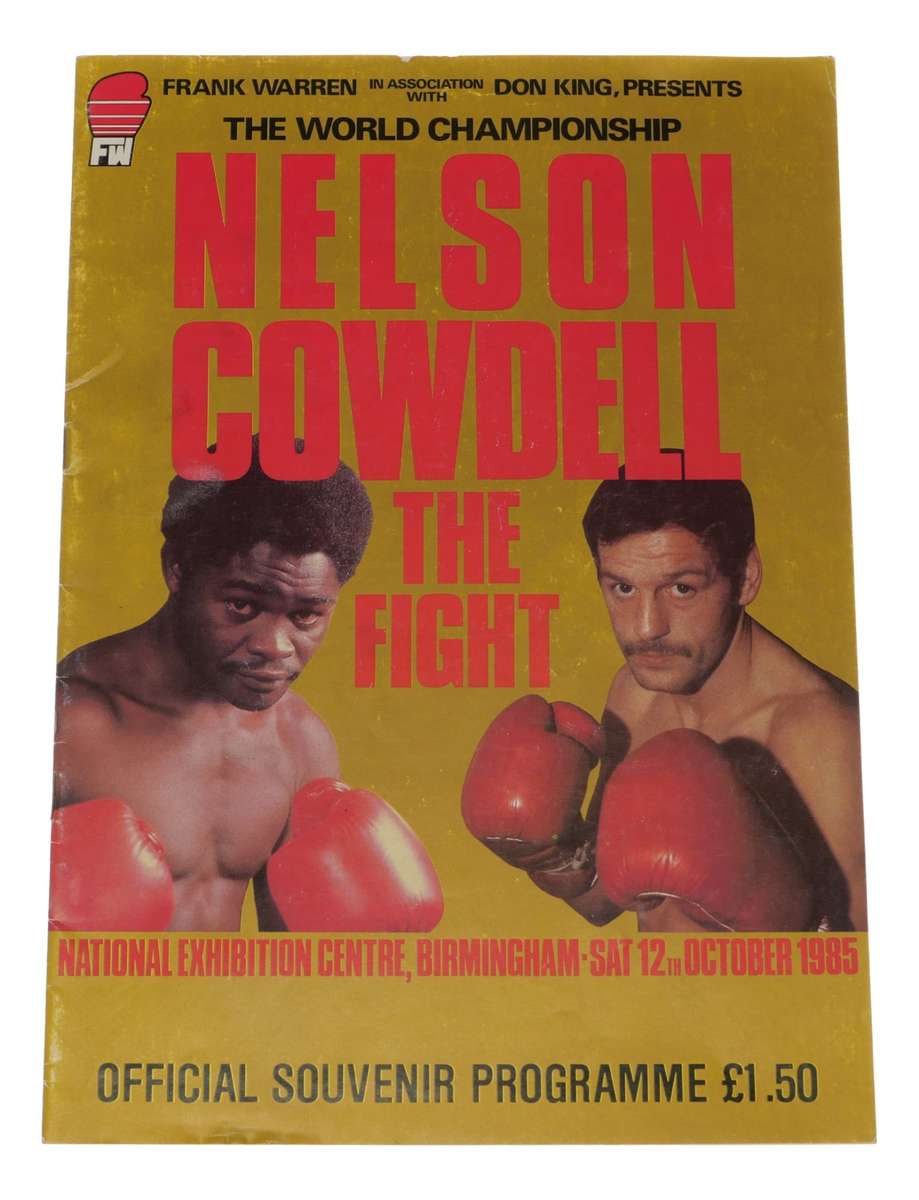 Nelson Cowdell Boxing Program 1985 Birmingham World Championship NEC