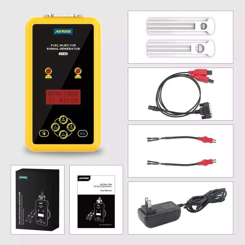 Autool CT60 Car Fuel Injector Tester and Cleaner | Low/High-Volt Mode