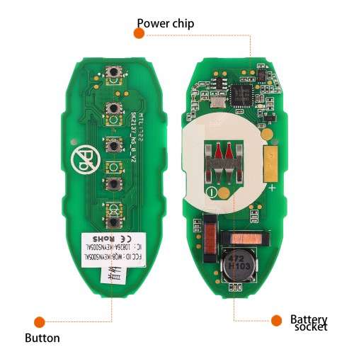 Autel IKEY Premium Style Smart Programmable Key5 Buttons (Nissan Style)
