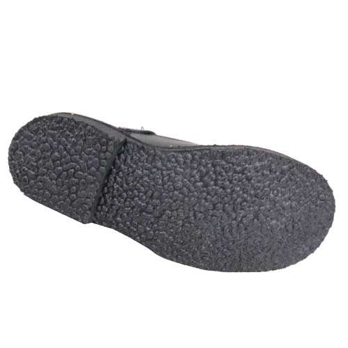 Buccaneer Girl's Genuine Leather School Shoes ( 2 3 4 5 6 7 8  ) - Black - 3