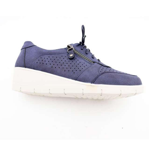 Women Comfort Shoe  - Navy size 6 left