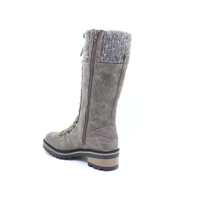 Women's Chunky Heel Knee High Boots