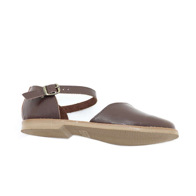 Ladies Ankle Buckle Flat Pumps