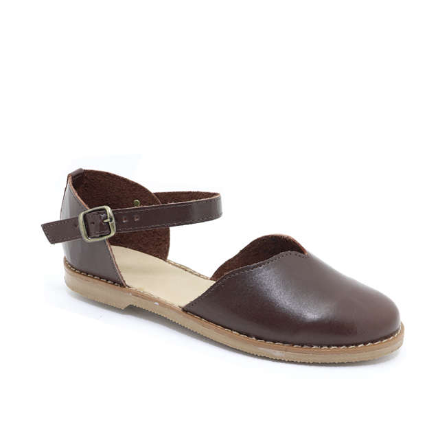 Ladies Ankle Buckle Flat Pumps