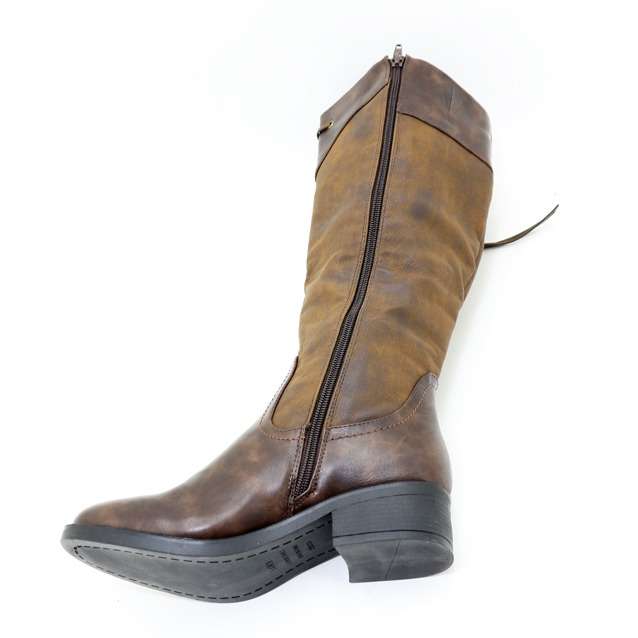 Ladies Fashion long boot Lace-detail - Size 3 & 4 Left