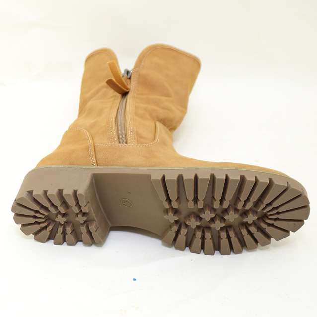 Ladies Mid Calf Boot With Side Zipper