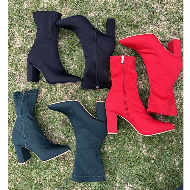 Women's Ankle-high sock boots