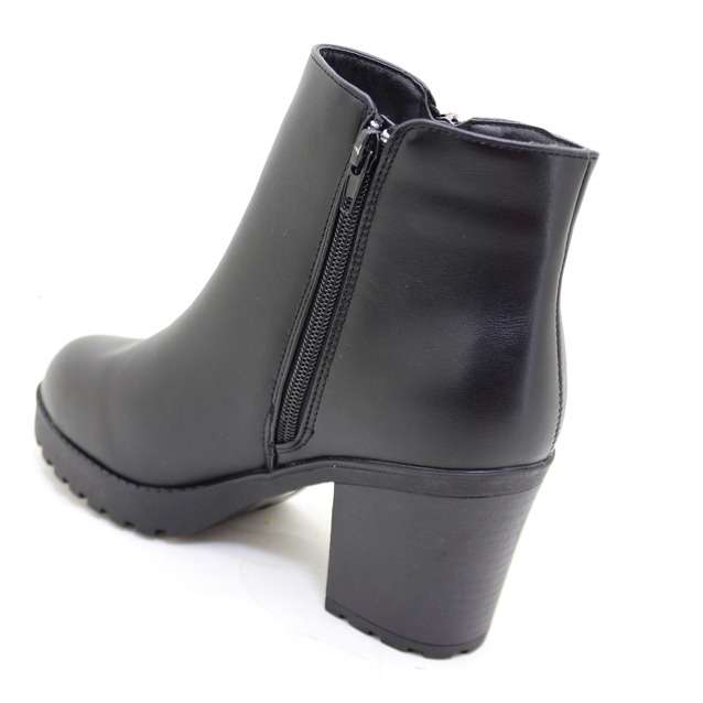 Women Block Heel Ankle Boots