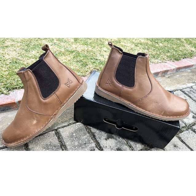 Men's Genuine Leather Vellies
