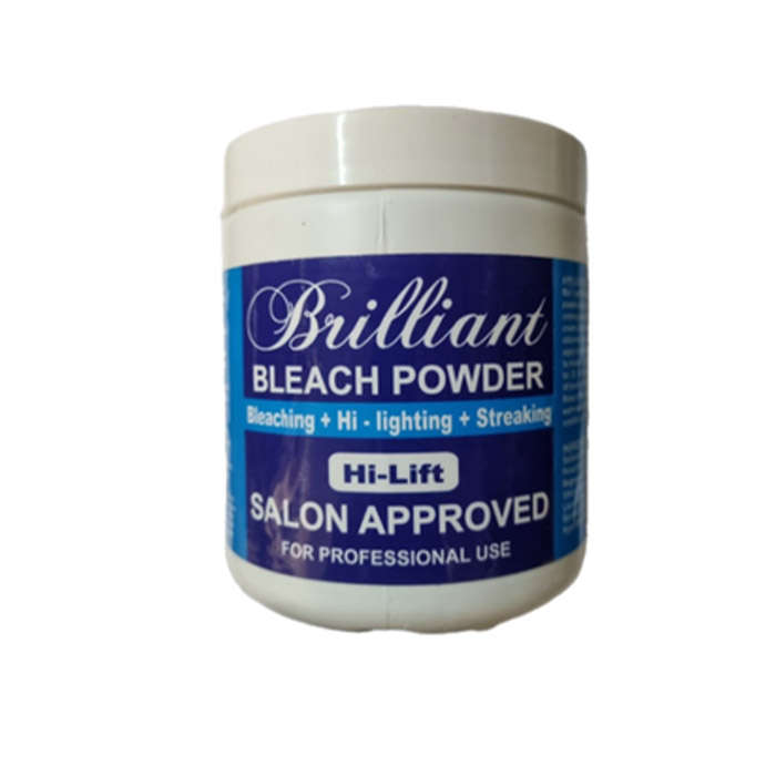 Brilliant Bleach Powder 500g - Salon Approved - Salon Size Tub - Blonde