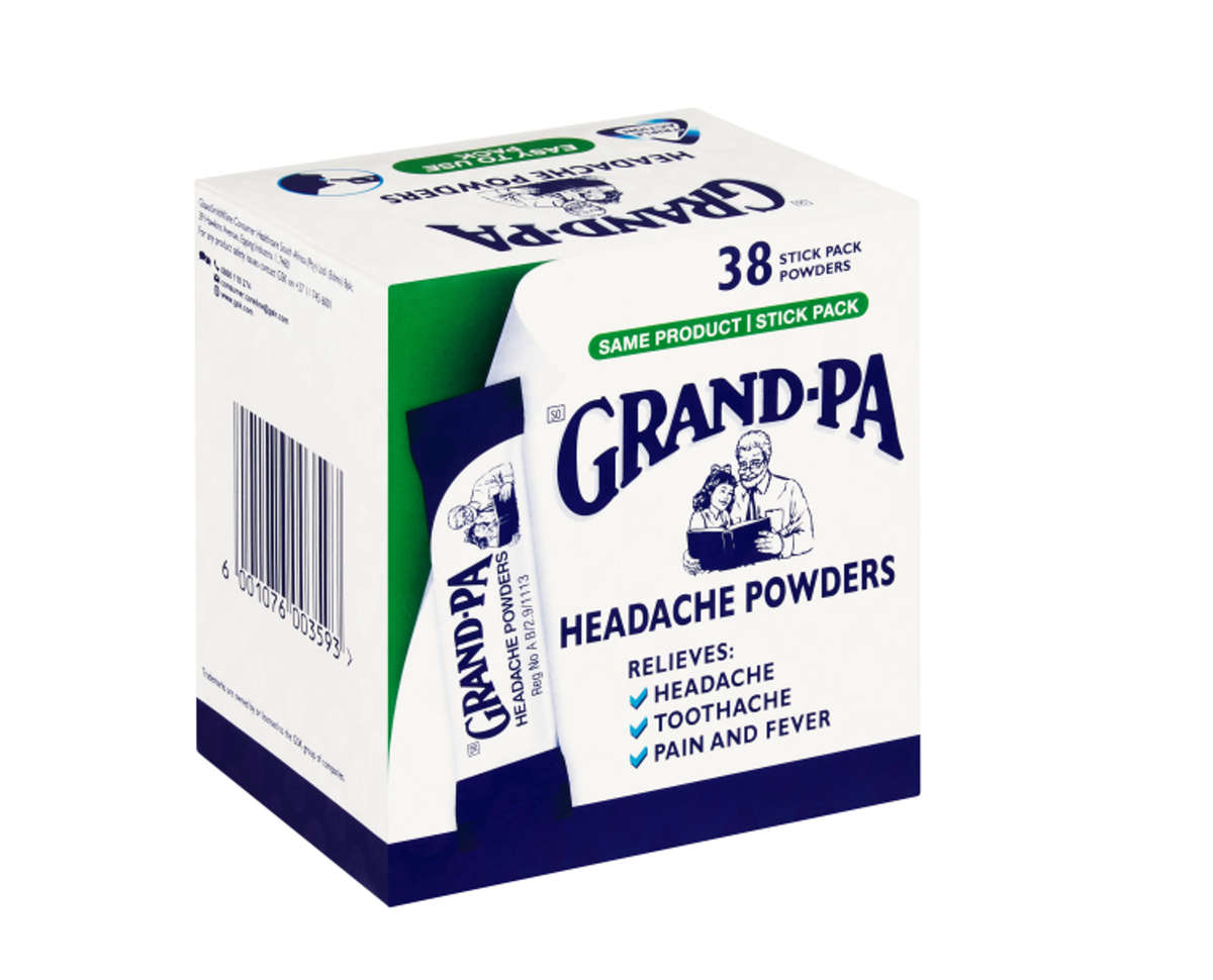 Grand-Pa Headache Powders 38 Powders