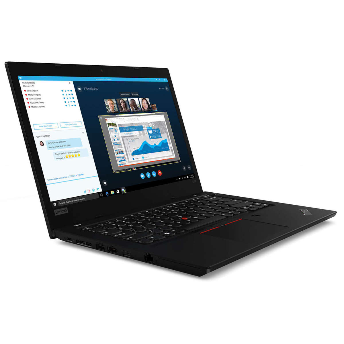 Lenovo ThinkPad L490 Notebook | i5 8265U 3.9GHz | 16GB DDR4 RAM | 240GB SSD | 14 LCD Display |...