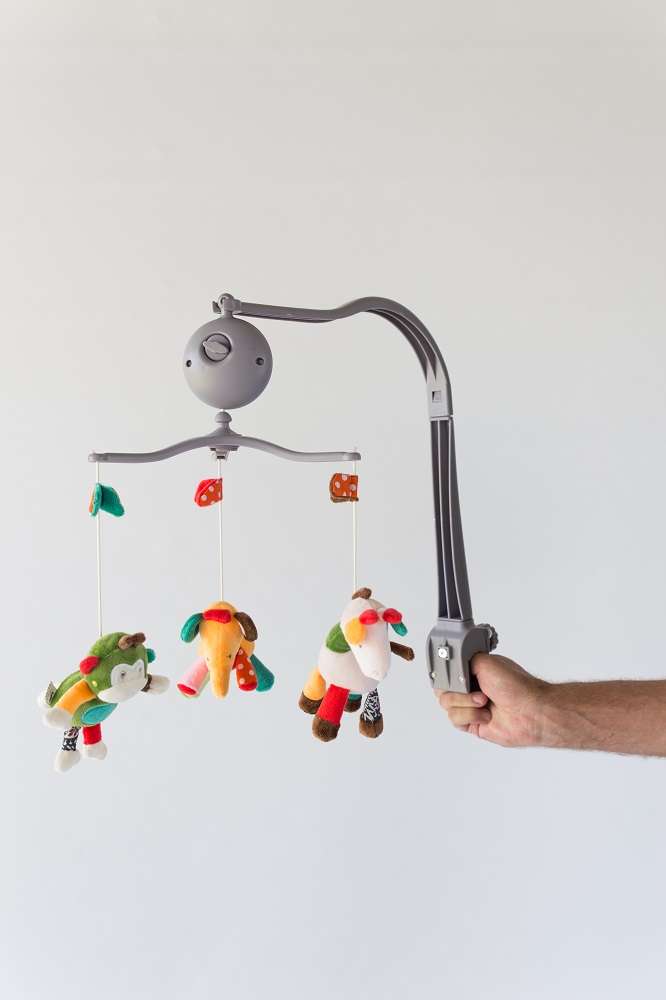 Camping Cot Rotating Toy bar and musical box