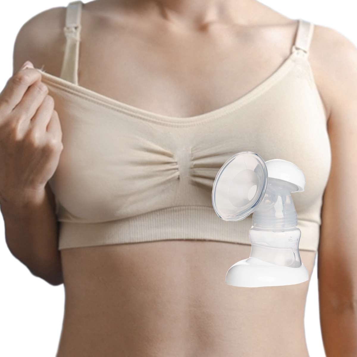 BWW Double Breast pump &amp; 2x Handsfree bra combo - Small