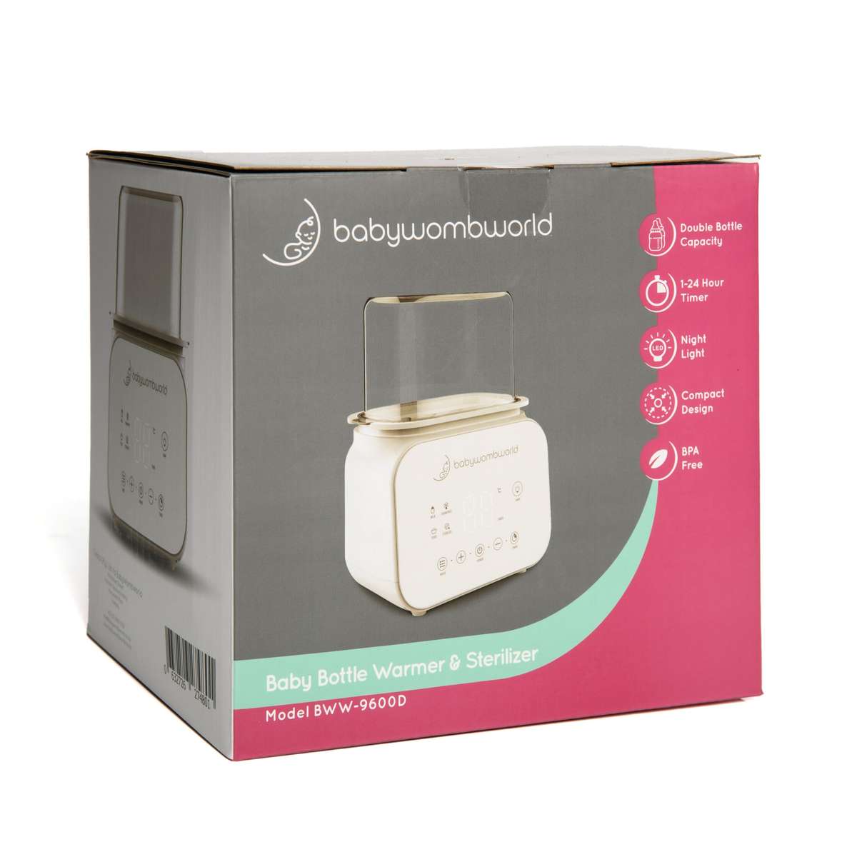 Baby Bottle Warmer with Steam Steriliser (BWW9600D)