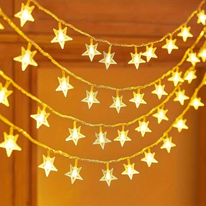 1m Star LED Fairy Lights string