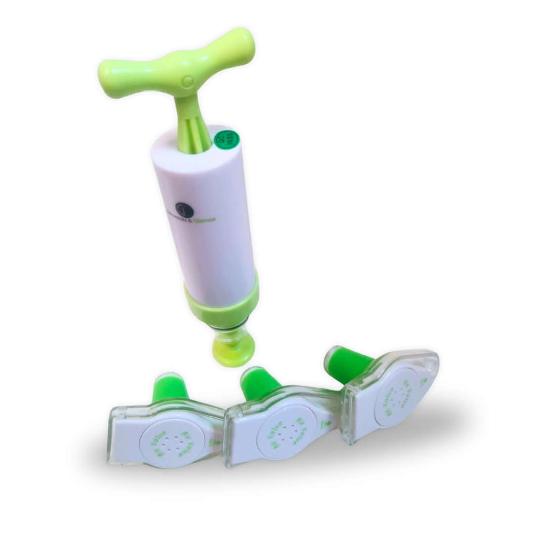 G&G  Wine Bottle Vacuum Sealer Set