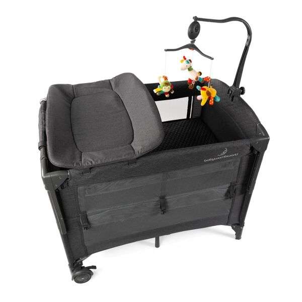 2-in-1 Camp Cot & Co Sleeper (Dark Grey)