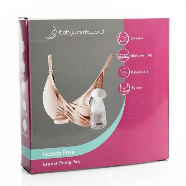 Seamless Hands-Free Breast Pump Bra (Medium)