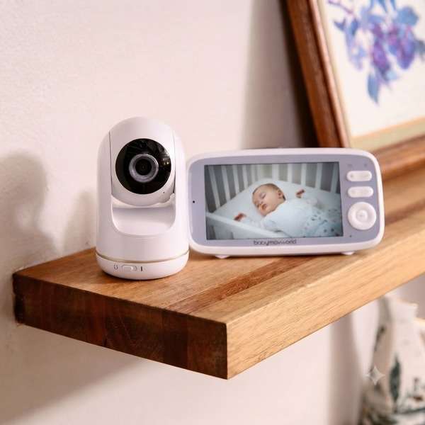 Rotating Baby Monitor with Audio & Night Vision (5.1)