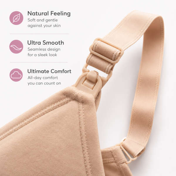 Seamless Hands-Free Breast Pump Bra (Medium)