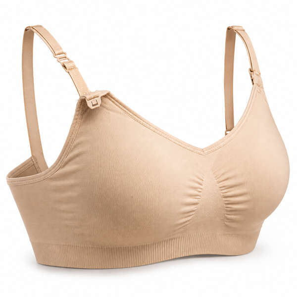 Seamless Hands-Free Breast Pump Bra (Medium)