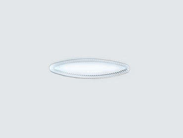 Silver Oval Baby Brooch