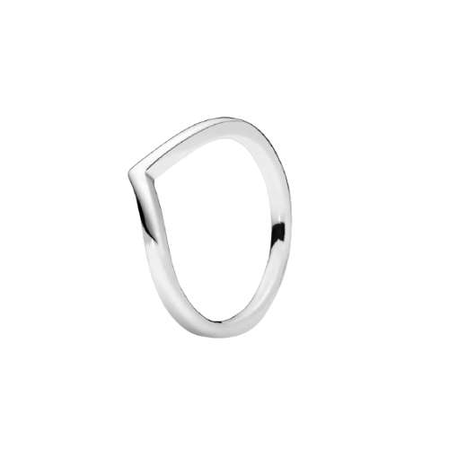 Silver Wishbone Ring